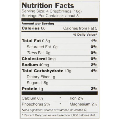 Le Pain des Fleurs Crispbread, Chestnut, 4.4 Ounce