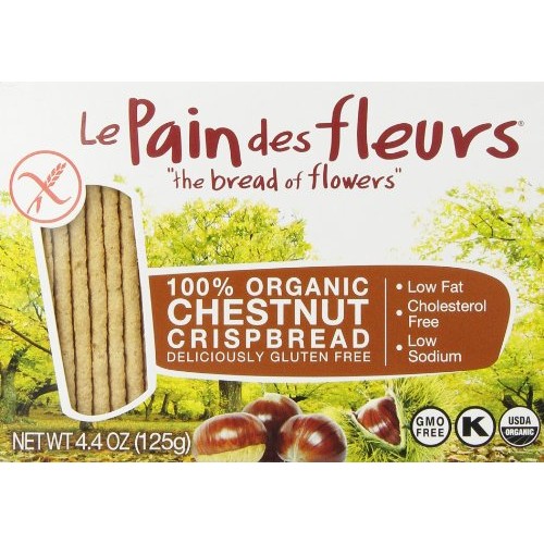 Le Pain des Fleurs Crispbread, Chestnut, 4.4 Ounce