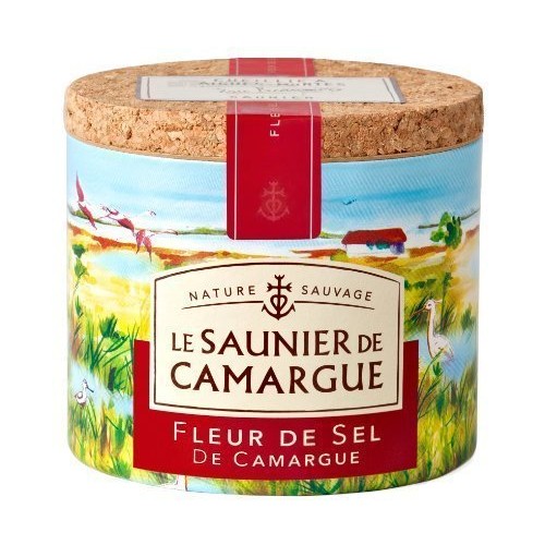 Le Saunier De Camargue Fleur De Sel Sea Salt, 4.4 Ounce Canister