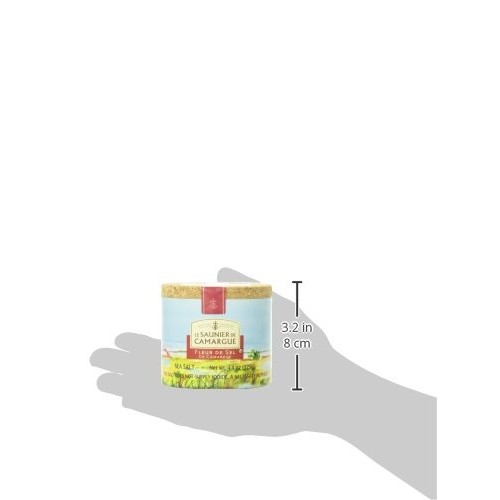 Le Saunier De Camargue Fleur De Sel Sea Salt, 4.4 Oz