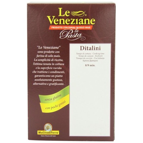 Le Veneziane - Italian Ditalini Pastina [Gluten-Free], 4- 8.8
