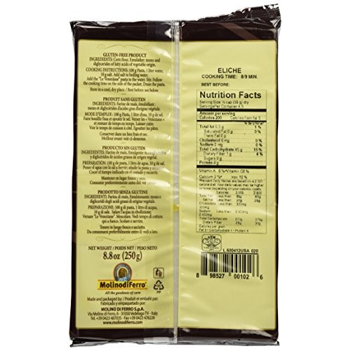 Le Veneziane - Italian Fusilli Eliche Pasta [Gluten-Free], 4