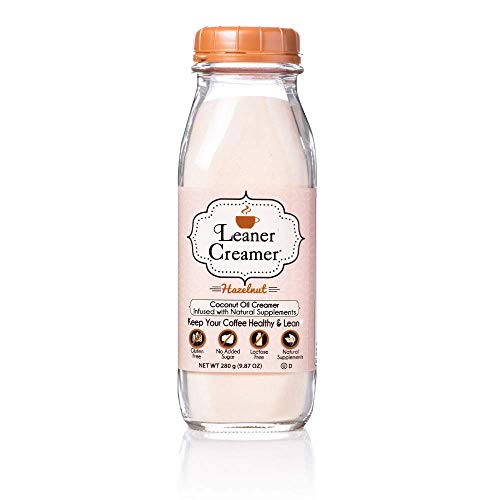 Leaner Creamer Hazelnut Coffee Creamer Powder 9.87Oz. Perfect Co