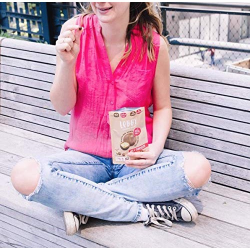 Lebby Chickpea Snacks, Milk Chocolate, 3.5 oz, 6 pack Gluten Fre...
