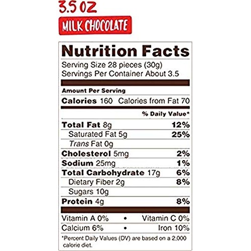 Lebby Chickpea Snacks, Milk Chocolate, 3.5 oz, 6 pack Gluten Fre...