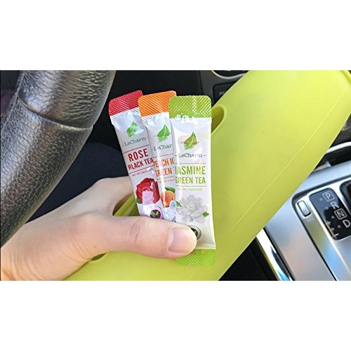 Jasmine Green Instant Tea on the Go LeCharm 100% Natural Tea Ext...