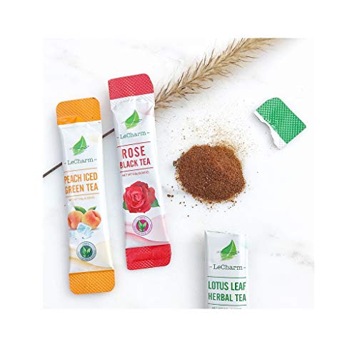 Lecharm Instant Tea Powerder Variety Sampler Bag Cold Or Hot Tea