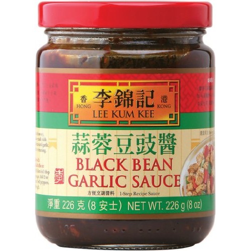 Lee Kum Kee Black Bean Garlic Sauce Glass Bottle,8 Ounce Pack O