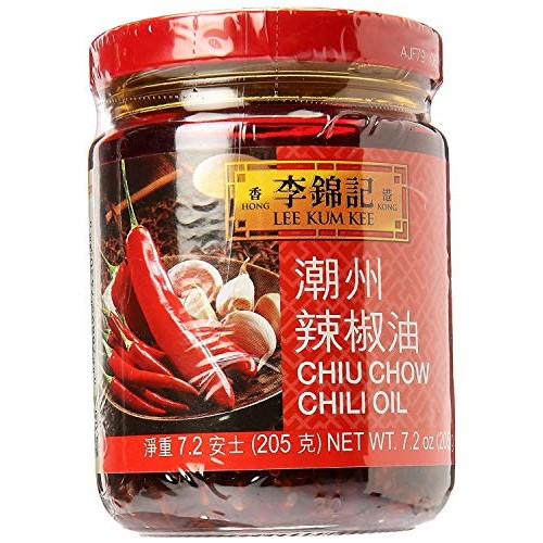 Lee Kum Kee Chiu Chow Chili Oil Net Wt. 205G 7.2Oz Pack Of 2