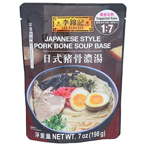 Lee Kum Kee Japanese Style Pork Bone Soup Base, 7 Ounces, Zero A