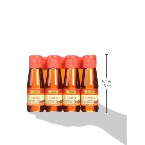 Lee Kum Kee Peppercorn Chili Oil, 3.9-Ounce Pack Of 12