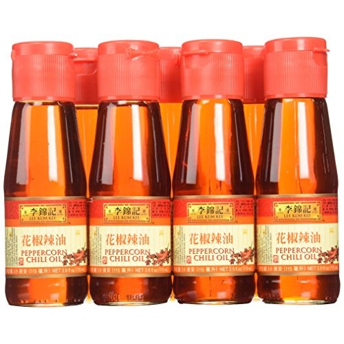 Lee Kum Kee Peppercorn Chili Oil, 3.9-Ounce Pack Of 12