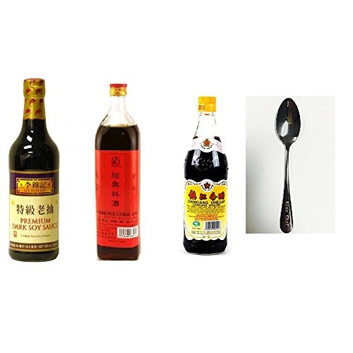 Lee Kum Kee Premium Dark Soy Sauce - 16.9 Fl. Oz + Shaohsing Ric