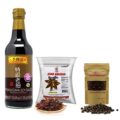 Lee Kum Kee Premium Dark, Soy Sauce Peppercorn, Star Anise