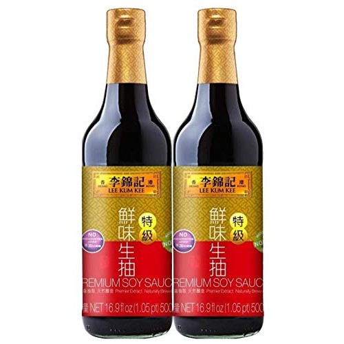 Lee Kum Kee Premium Soy Sauce, 16.9-Ounce Bottle Pack Of 2