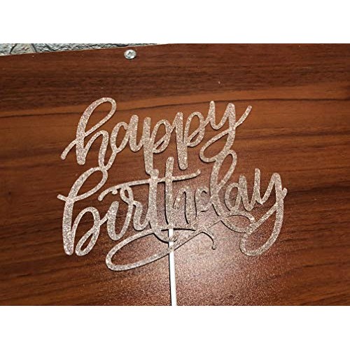 Rose Gold Glittery Sweet Baby Girl Cake Topper For Baby Shower P