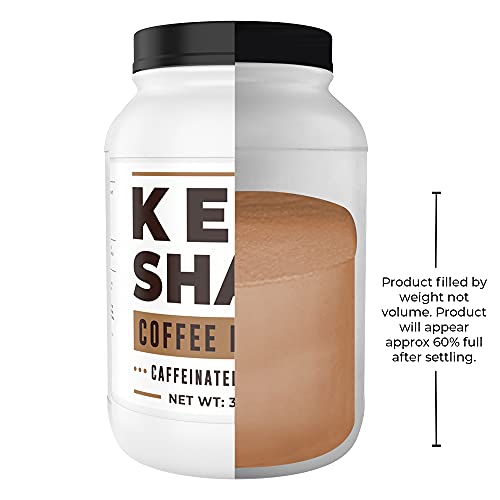 Keto Breakfast Shake Meal Replacement, 2lb Coffee Protein Powder...
