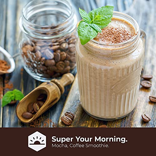 Keto Breakfast Shake Meal Replacement, 2lb Coffee Protein Powder...