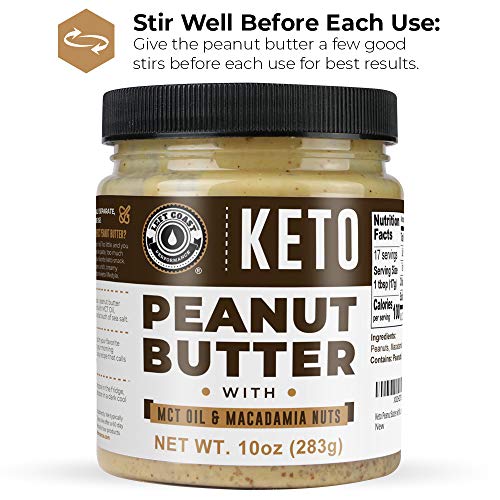 Keto Peanut Butter With Macadamia Nuts And Mct Oil 10Oz - [Smoot