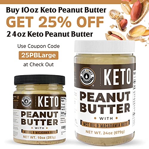 Keto Peanut Butter With Macadamia Nuts And Mct Oil 10Oz - [Smoot