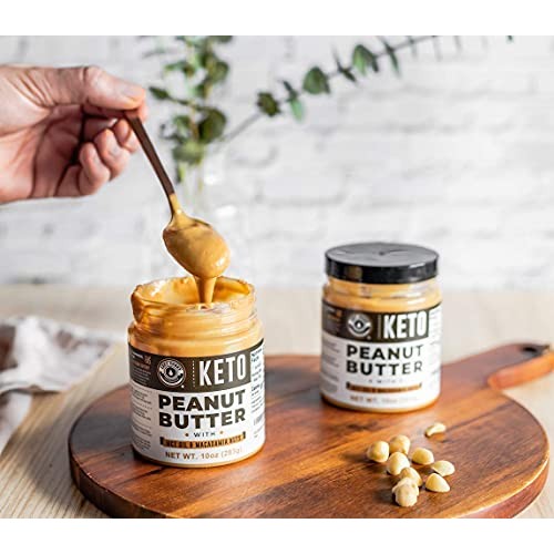 Keto Peanut Butter With Macadamia Nuts And Mct Oil 10Oz - [Smoot