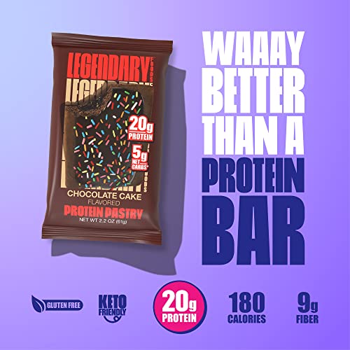 Legendary Foods 20 gr Protein Pastry | Low Carb Tasty Protein Ba...