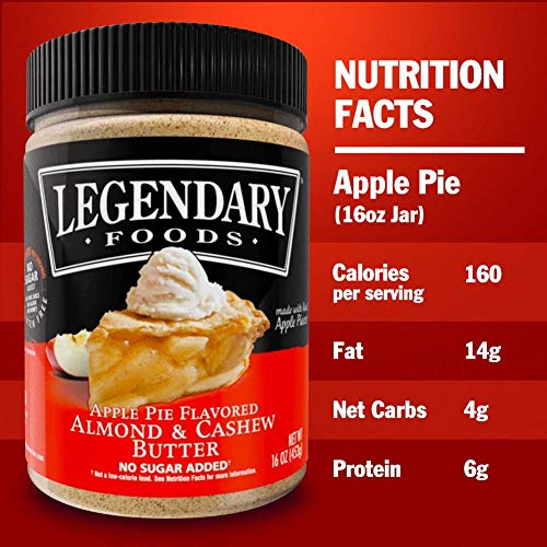 Legendary Foods Almond &Amp; Cashew Butter | Keto Diet Friendly, Low