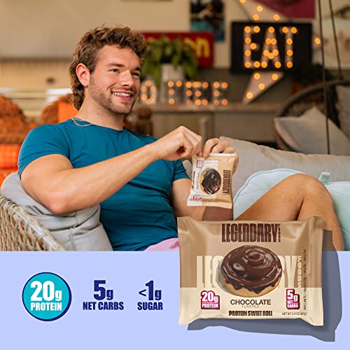 Legendary Foods High Protein Snack Chocolate Sweet Roll | 20 Gr ...