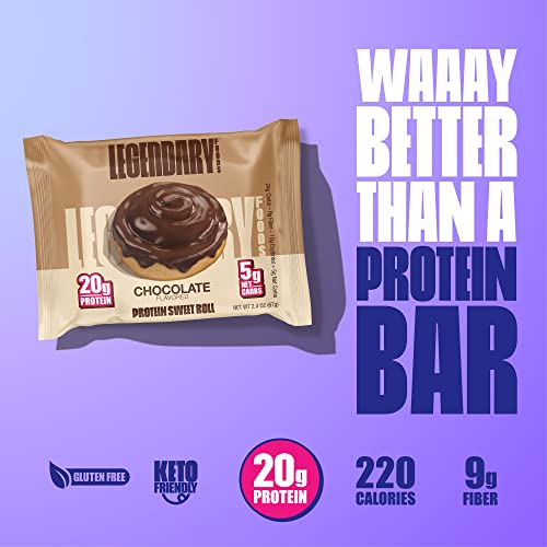 Legendary Foods High Protein Snack Chocolate Sweet Roll | 20 Gr ...