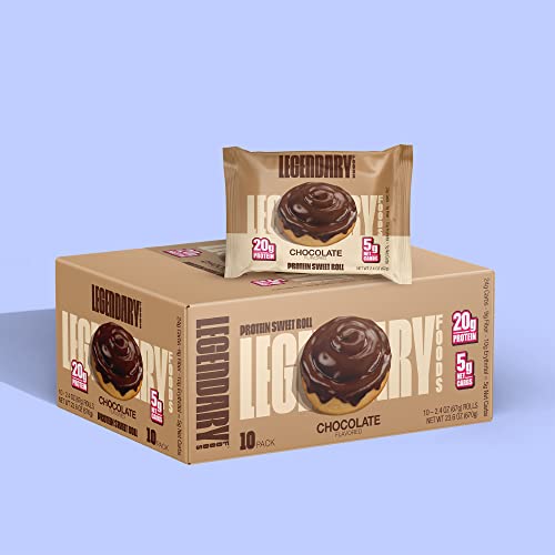 Legendary Foods High Protein Snack Chocolate Sweet Roll | 20 Gr ...