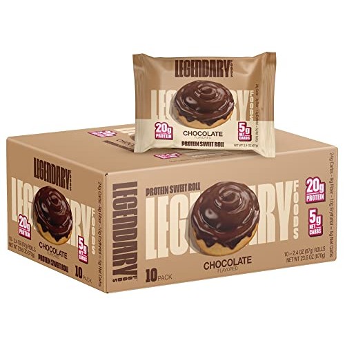 Legendary Foods High Protein Snack Chocolate Sweet Roll | 20 Gr ...