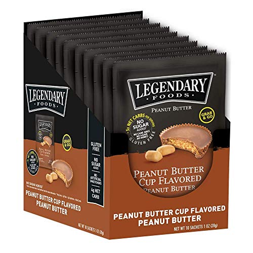 Legendary Foods | Keto Fat Bombs | Flavored Peanut Butter Squeez