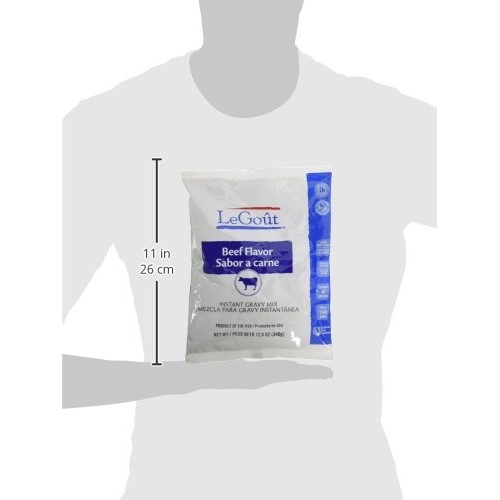 Legout Beef Instant Gravy Mix No Artificial Flavors, 0G Trans Fa