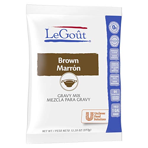 Legout Brown Instant Gravy Mix 0G Trans Fat, 13.29 Oz, Pack Of 8