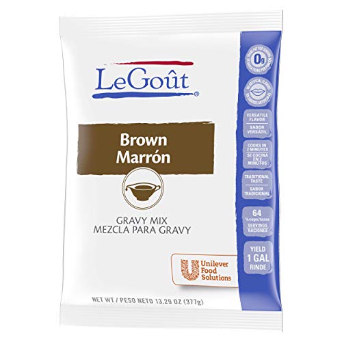 Legout Brown Instant Gravy Mix 0G Trans Fat, 13.29 Oz, Pack Of 8
