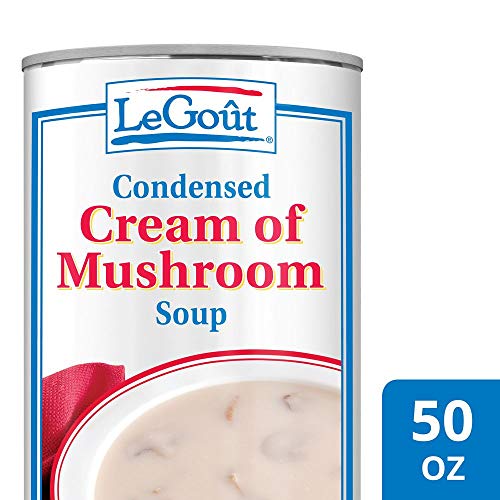 Legout Cream Of Mushroom Condensed Canned Soup, 0G Trans Fat, 50