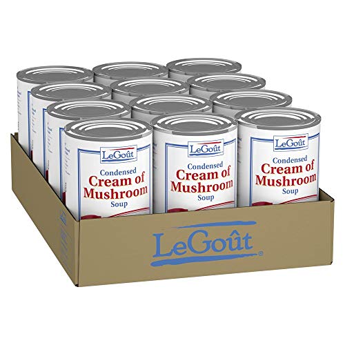 Legout Cream Of Mushroom Condensed Canned Soup, 0G Trans Fat, 50