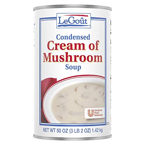 Legout Cream Of Mushroom Condensed Canned Soup, 0G Trans Fat, 50