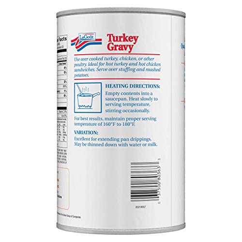 Legout Turkey Gravy Easy Preparation: Heat And Serve, 49 Oz, Pac