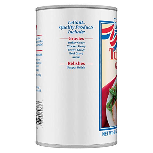 Legout Turkey Gravy Easy Preparation: Heat And Serve, 49 Oz, Pac