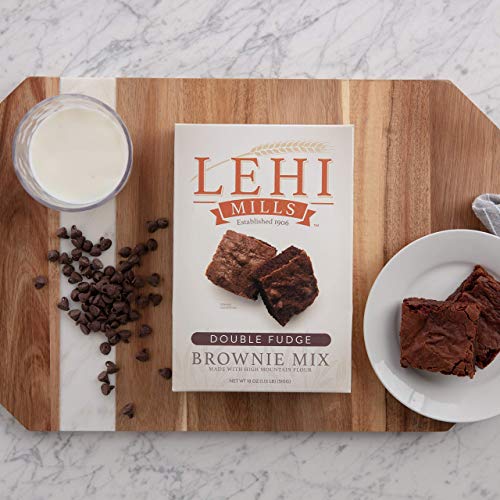 Lehi Roller Mills Double Fudge Brownie Mix, 18 Ounce Pack Of 6