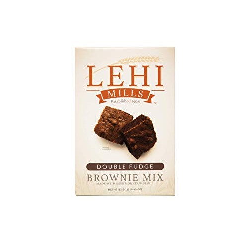 Lehi Roller Mills Double Fudge Brownie Mix, 18 Ounce Pack Of 6