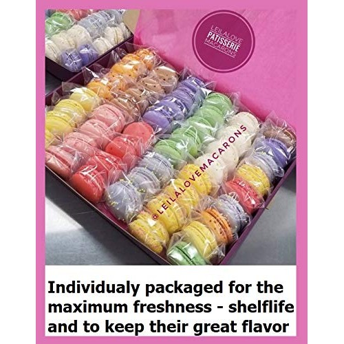 Leilalove Macarons - Gourmet Macaron Gift Box Of 12 Variety Flav