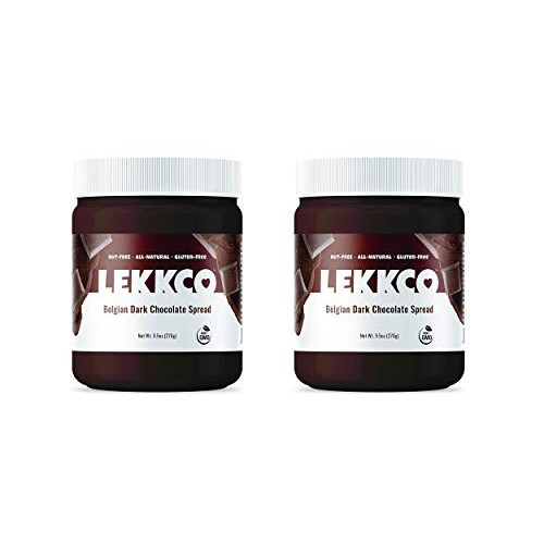 Lekkco Belgian Dark Chocolate Spread, Gluten-Free, Vegan Origin