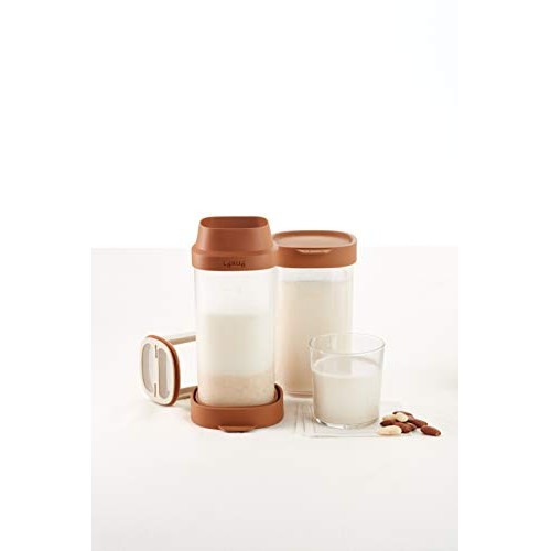 Lekue Nut, Almond Milk &Amp; Grain Milk Maker, 1 Quart, Brown