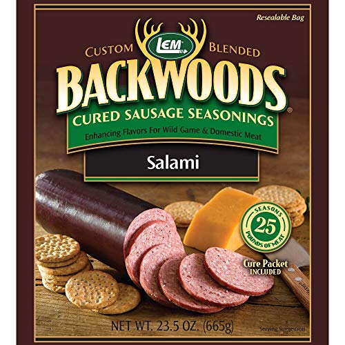 Lem Backwoods Cured Sausage Seasoning With Cure Packet, Salami S
