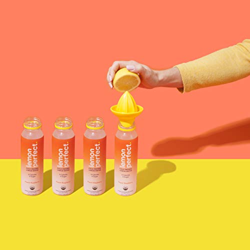 Lemon Perfect, Organic Cold-Pressed Lemon Water, Peach Raspberry