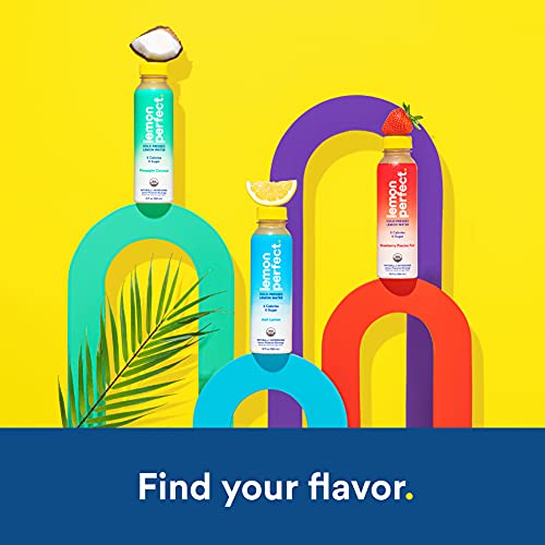 Lemon Perfect, Organic Cold-Pressed Lemon Water, Variety Pack 1