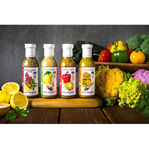 Lemonette Cumin Salad Dressing 3 Pack: Keto Approved As Seen In