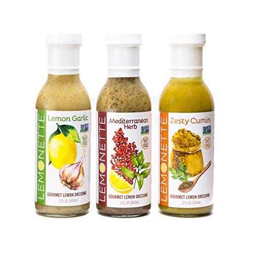 Lemonette Sugar Free, Low Cal, Low Fat Salad Dressing: Mediterra